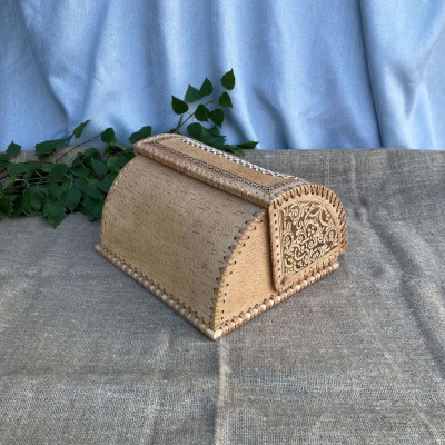 Хлебница из бересты, большая, арт. 2700